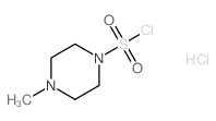 4-METHYLPIPERAZINE-1-SULFONYL CHLORIDE HYDROCHLORIDE Structure