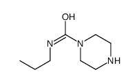 1-Piperazinecarboxamide,N-propyl-(9CI) Structure