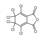 Perchlor-4,5-dihydro-phthalsaeure-anhydrid结构式