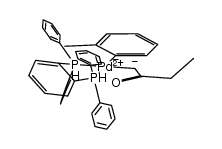 Pd(1,2-bis(diphenylphosphino)benzene)(C6H4-2-CH3)(CH2C(O)CH2CH3) Structure