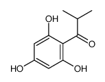 2-methyl-1-(2,4,6-trihydroxyphenyl)propan-1-one结构式