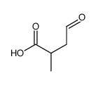 2-methyl-4-oxobutanoic acid结构式