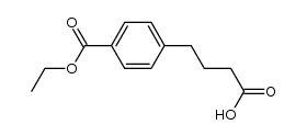 4-(4-(ethoxycarbonyl)phenyl)butanoic acid结构式