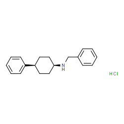 REL-(1R,4S)-N-苄基-4-苯基环己-1-胺盐酸盐结构式