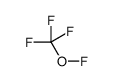 trifluoromethyl hypofluorite Structure