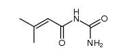 N-formamido-3-methyl-2-butenamide结构式