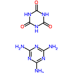 氰尿酸三聚氰胺结构式