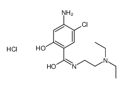 O-去甲基甲氧氯普胺盐酸盐结构式