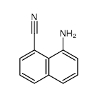 1-Naphthalenecarbonitrile,8-amino-(9CI) structure