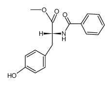 N-benzoyl-D-tyrosine methyl ester结构式