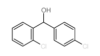 Benzenemethanol,2-chloro-a-(4-chlorophenyl)- Structure