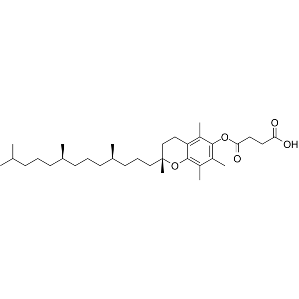 维生素E琥珀酸酯结构式