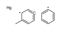 (4-methylphenyl)-phenylmercury Structure