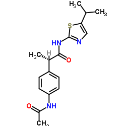 (2S)-2-[4-(乙酰基氨基)苯基]-N-(5-异丙基噻唑-2-基)丙酰胺图片
