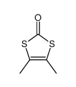 4,5-dimethyl-1,3-dithiol-2-one结构式