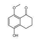 5-hydroxy-8-methoxy-3,4-dihydro-2H-naphthalen-1-one结构式