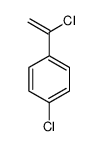 1-chloro-4-(1-chloroethenyl)benzene结构式