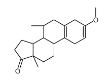 3-Methoxy-7α-methyl-estra-2,5(10)-dien-17-one结构式