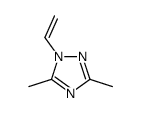 1-ethenyl-3,5-dimethyl-1,2,4-triazole结构式
