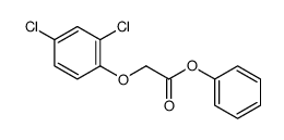 Acetic acid, (2,4-dichlorophenoxy)-, phenyl ester结构式