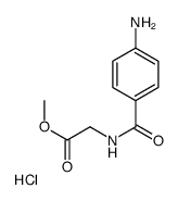 [(4-氨基苯甲酰基)氨基]乙酸甲酯盐酸盐图片
