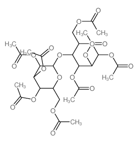Altropyranose, 4-O-b-D-glucopyranosyl-, octaacetate, a-D- (8CI) Structure