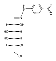 al-D-galactose-4-nitrophenylhydrazone结构式