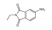 5-氨基-2-乙基异吲哚啉-1,3-二酮结构式