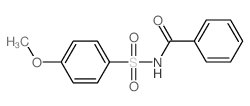Benzamide,N-[(4-methoxyphenyl)sulfonyl]- Structure