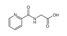 N-[(pyridin-2-yl)carbonyl]glycine Structure