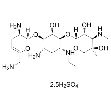 Netilmicin sulfate structure