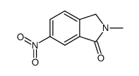2-Methyl-6-nitro-2,3-dihydro-isoindol-1-one结构式