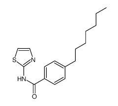 4-heptyl-N-(1,3-thiazol-2-yl)benzamide Structure