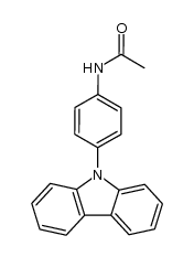 acetic acid-(4-carbazol-9-yl-anilide) Structure