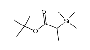 tert-butyl 2-(trimethylsilyl)propionate Structure