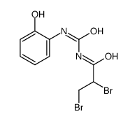 2,3-dibromo-N-[(2-hydroxyphenyl)carbamoyl]propanamide Structure