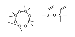ethenyl-[ethenyl(dimethyl)silyl]oxy-dimethylsilane,2,2,4,4,6,6,8,8-octamethyl-1,3,5,7,2,4,6,8-tetraoxatetrasilocane结构式