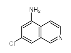 7-氯-5-异喹啉胺结构式
