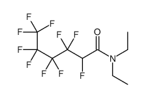 N,N-diethyl-2,3,3,4,4,5,5,6,6,6-decafluorohexanamide结构式