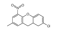 2-chloro-7-methyl-5-nitro-9,9a-dihydro-1H-xanthene Structure