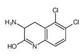 3-amino-5,6-dichloro-3,4-dihydro-1H-quinolin-2-one结构式