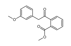 methyl 2-[2-(3-methoxyphenyl)acetyl]benzoate Structure
