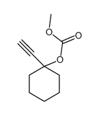 (1-ethynylcyclohexyl) methyl carbonate Structure