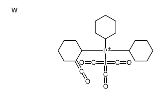 dicyclohexyl-[2-(oxomethylidene)cyclohexyl]-[tris(oxomethylidene)-λ7-iodanyl]phosphanium,tungsten结构式