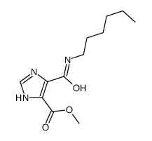 methyl 4-(hexylcarbamoyl)-1H-imidazole-5-carboxylate Structure