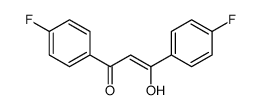 1,3-bis(4-fluorophenyl)-3-hydroxyprop-2-en-1-one Structure