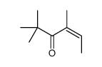 2,2,4-trimethylhex-4-en-3-one Structure