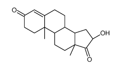 16α-羟基雄烷二酮结构式