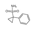 Cyclopropanesulfonamide, 1-phenyl- (9CI) Structure