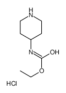 Ethyl 4-piperidinylcarbamate hydrochloride (1:1)结构式